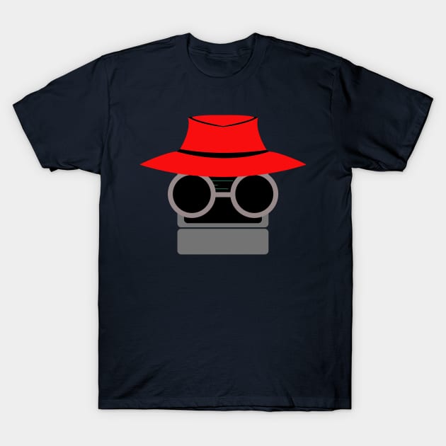 Redhat PC: A Cybersecurity Design T-Shirt by McNerdic